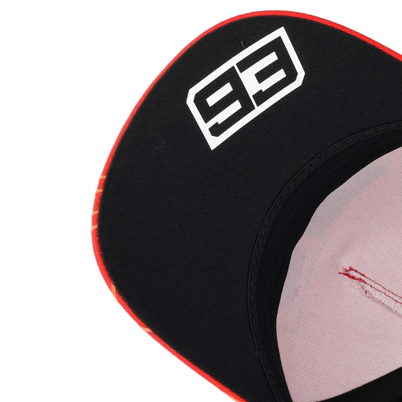 Kapa Ducati Corse Marc Marquez 93 Box Logo črno-rdeča
