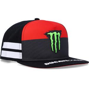 Ducati Monster White Stripes kapa črno-rdeče-bela