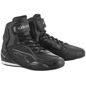 Ženski motoristični škornji Alpinestars Stella Faster črno-srebrni