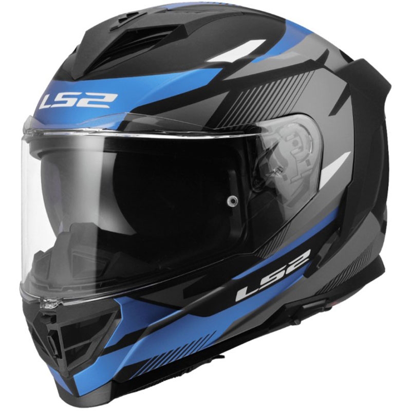 Motoristična čelada LS2 FF818 Storm III Komai črno-modra
