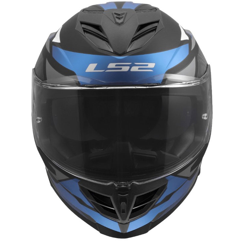 Motoristična čelada LS2 FF818 Storm III Komai črno-modra