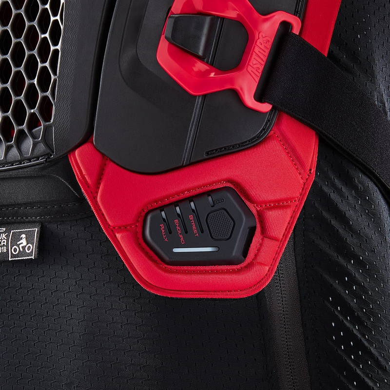 Alpinestars TECH-AIR®OFF-ROAD sistem motorističnih zračnih blazin črno-rdeč