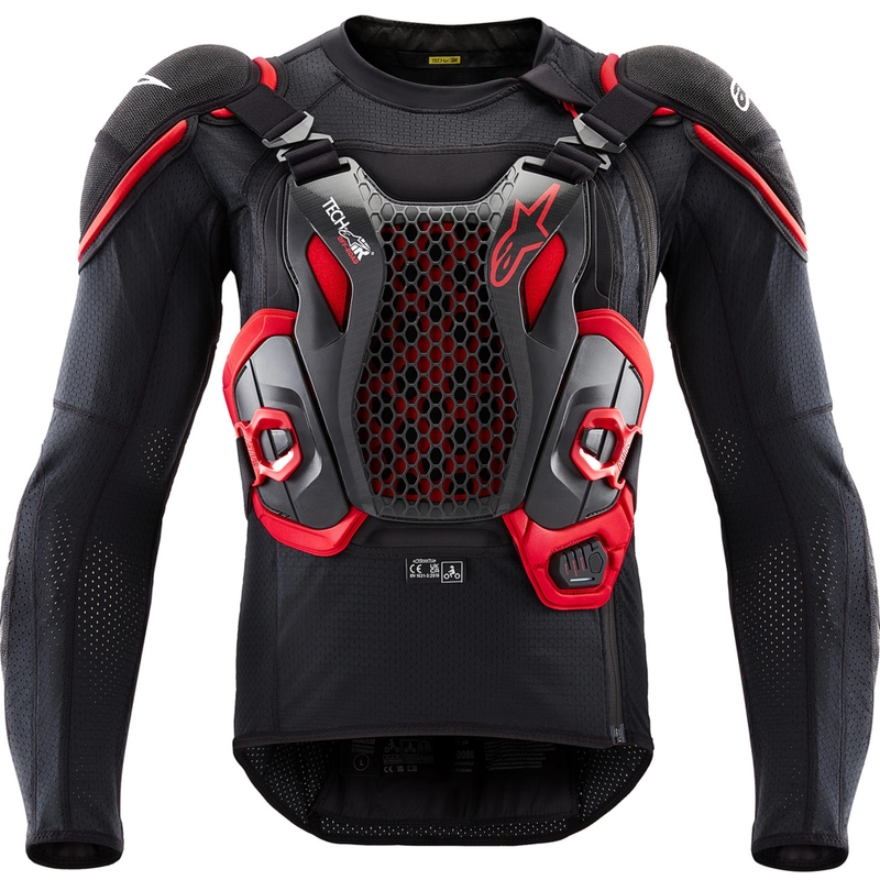 Alpinestars TECH-AIR®OFF-ROAD sistem motorističnih zračnih blazin črno-rdeč
