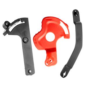 Mehanizem senčnika za motoristične čelade Cassida Tour, črne barve