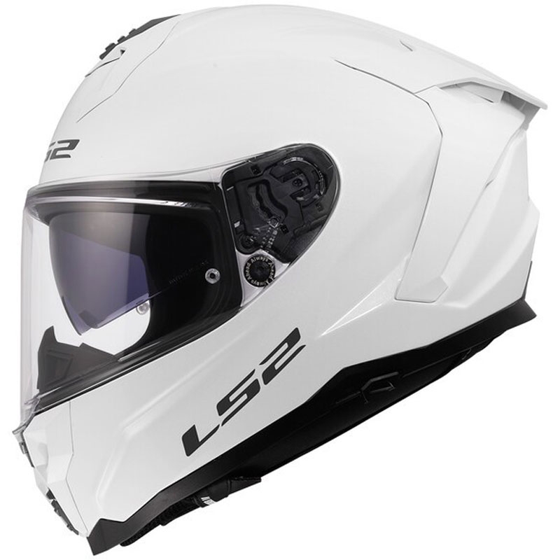 Motoristična čelada LS2 FF817 Challenger II, sijajno bela