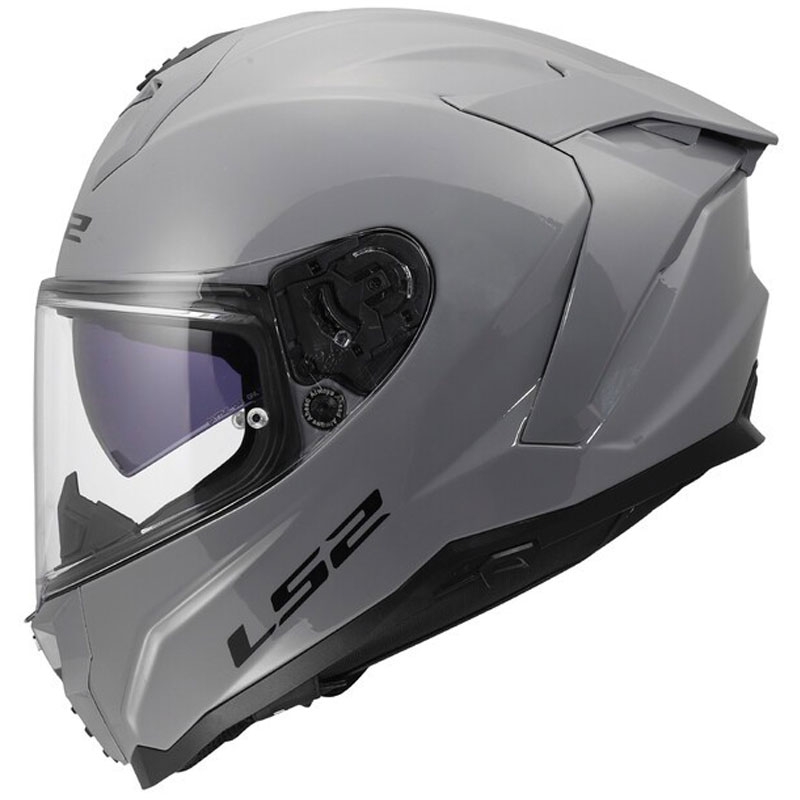 Celoobrazna motoristična čelada LS2 FF817 Challenger II, sijajno siva