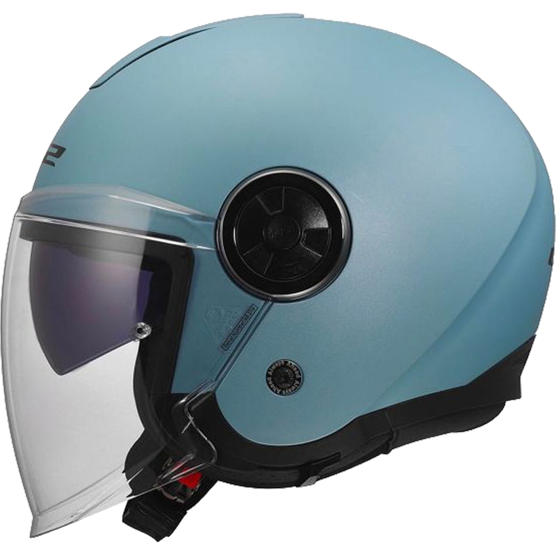Odprta motoristična čelada LS2 OF620 Classy Solid mat biserno modra