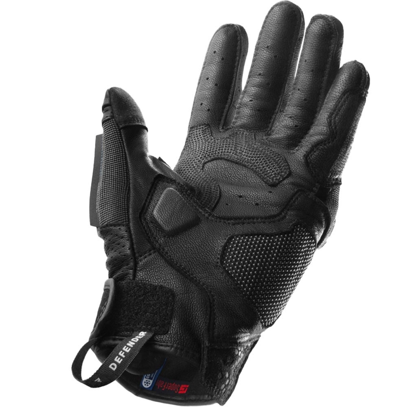 Moto rokavice Rebelhorn Defender črne