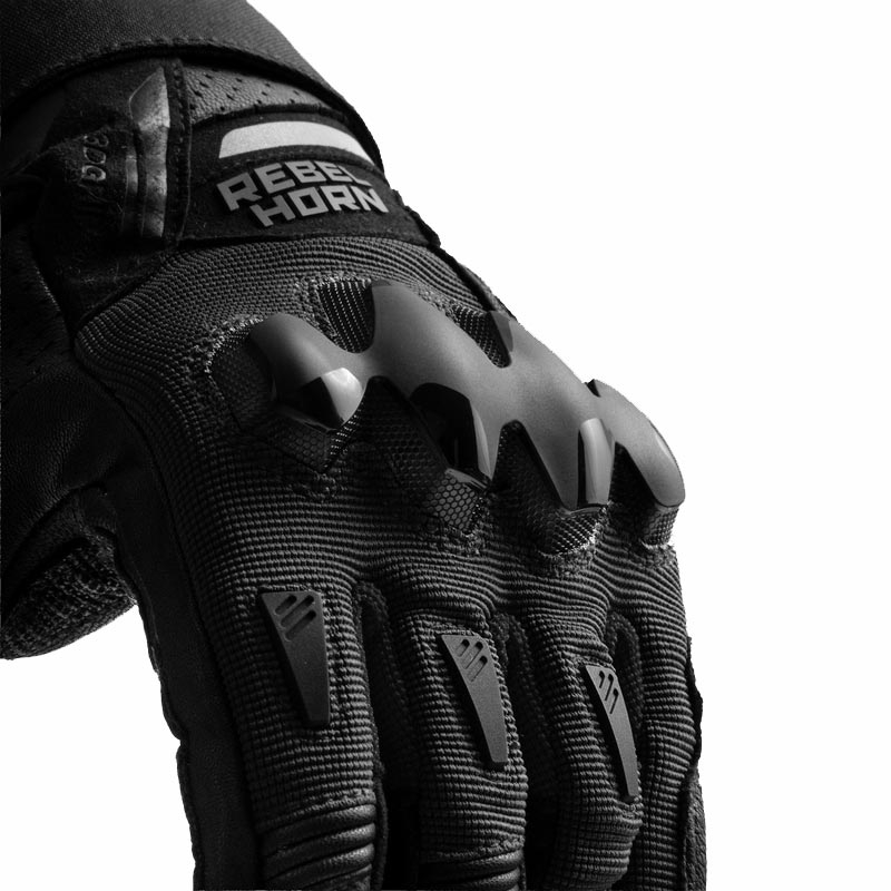 Moto rokavice Rebelhorn Defender črne