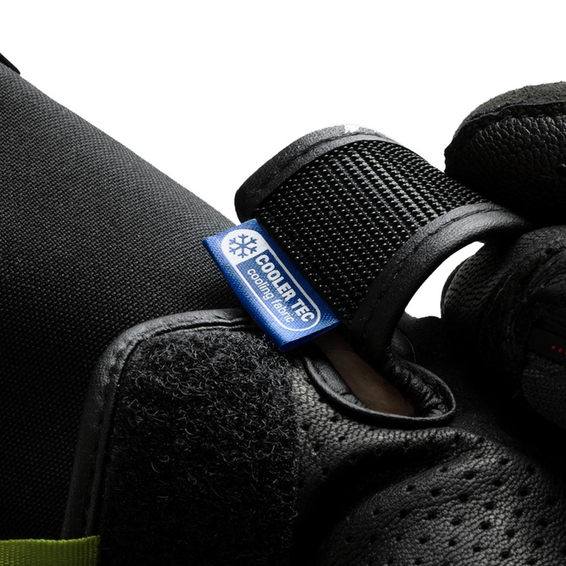 Moto rokavice Rebelhorn Defender črno-sivo-fluo rumene