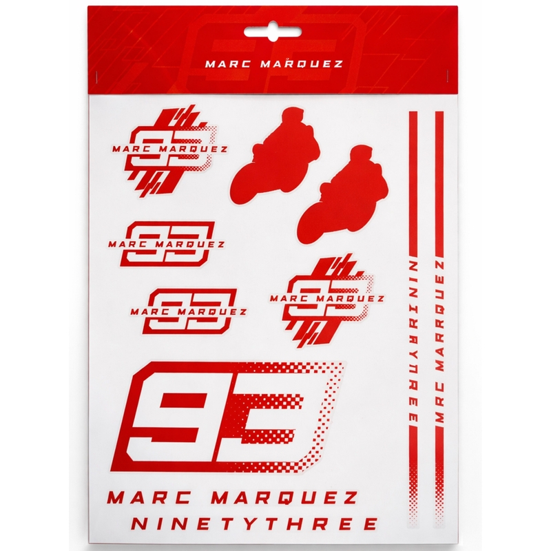 Ducati Marc Marquez velike nalepke MM93 rdeče