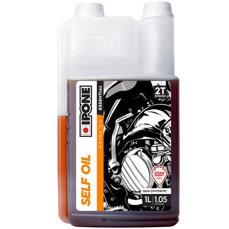 Bencinsko olje Ipone Self Oil 2T z dozirnikom 1 l jagoda