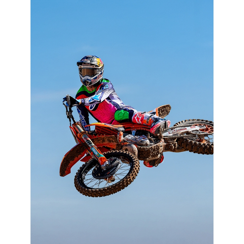 Motokros dres Alpinestars Supertech Limited Edition Records - siv