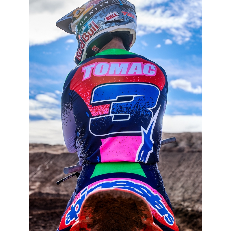 Motokros dres Alpinestars Supertech Limited Edition Records - siv