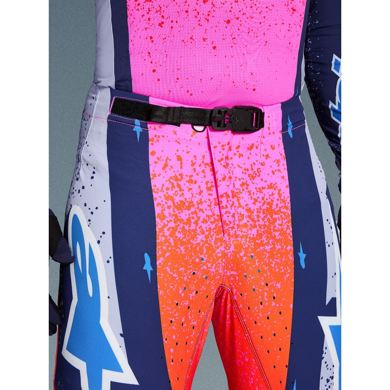 Motokros hlače Alpinestars Supertech Limited Edition Records, sive