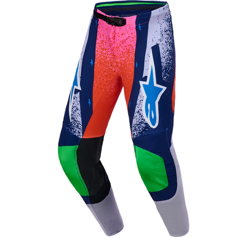 Motokros hlače Alpinestars Supertech Limited Edition Records, sive