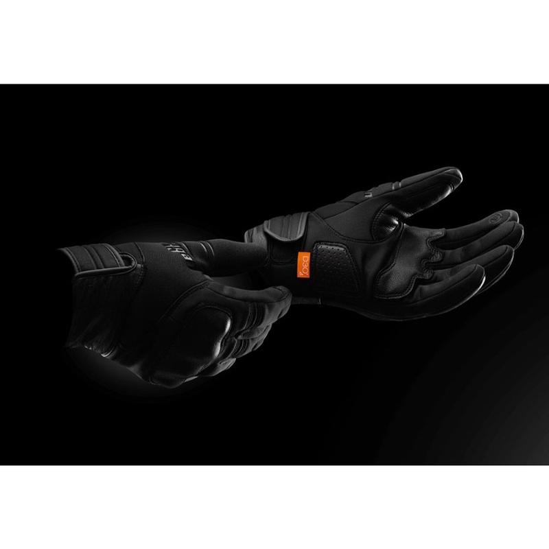 Moto rokavice Furygan TD Soft D3O® PRIMALOFT® črne barve