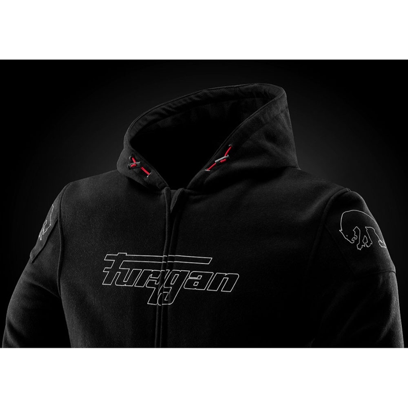 Motoristična jakna Furygan Livio X Kevlar® črno-bela