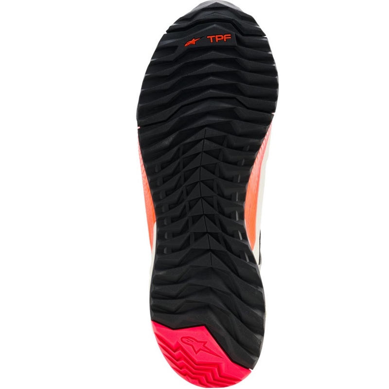 Ženski motoristični škornji Alpinestars Stella CR-X Drystar, bela-svetlo siva-črna-fluo roza