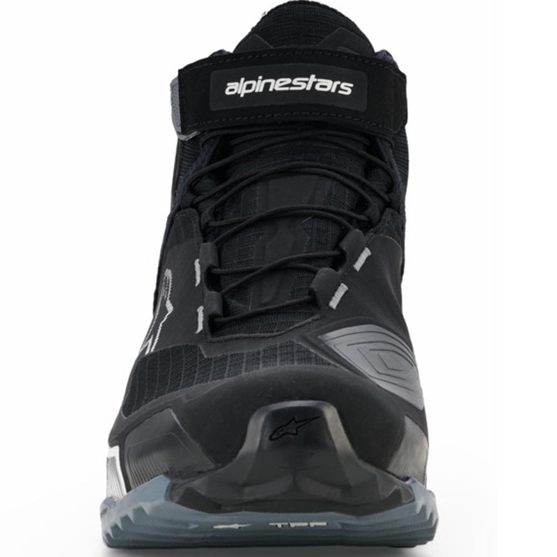 Ženski motoristični škornji Alpinestars Stella CR-X Drystar črno-sivo-beli