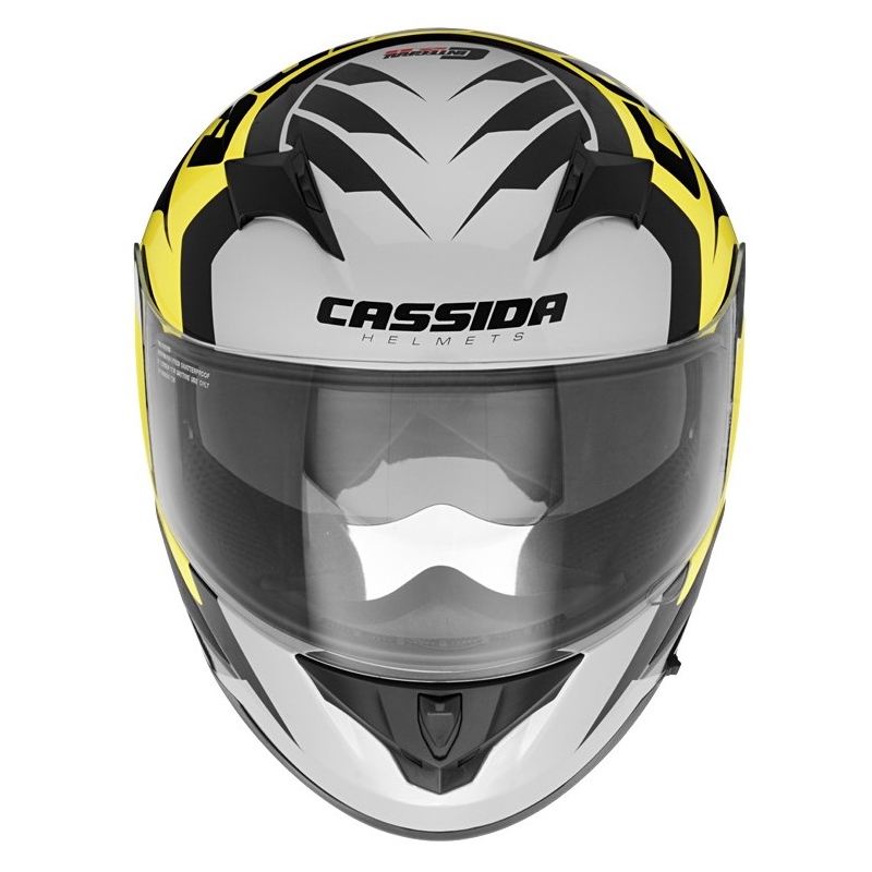 Integralna čelada Cassida Integral 2.0 Perimetrična fluo rumeno-črno-siva