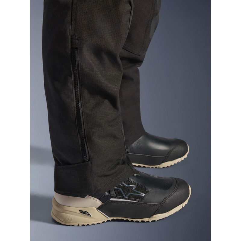 Ženske motoristične hlače Alpinestars Stella Andes V4 Drystar črno-temno sive