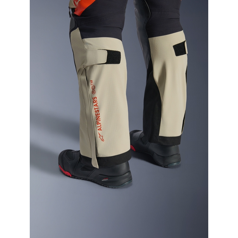 Moto hlače Alpinestars Halo PRO Drystar XF krem-črne-rdeče