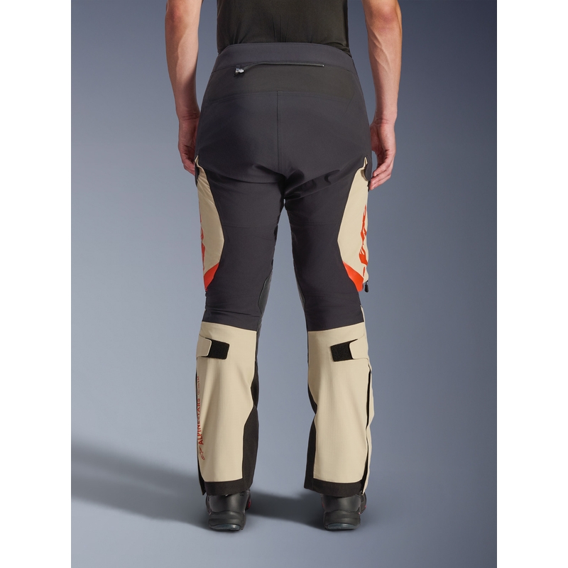 Moto hlače Alpinestars Halo PRO Drystar XF krem-črne-rdeče
