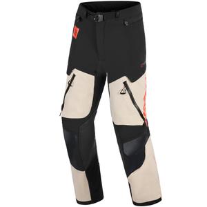 Moto hlače Alpinestars Halo PRO Drystar XF krem-črne-rdeče