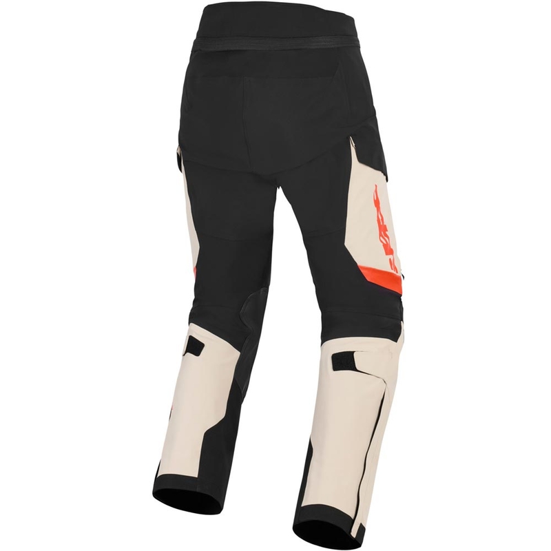Moto hlače Alpinestars Halo PRO Drystar XF krem-črne-rdeče