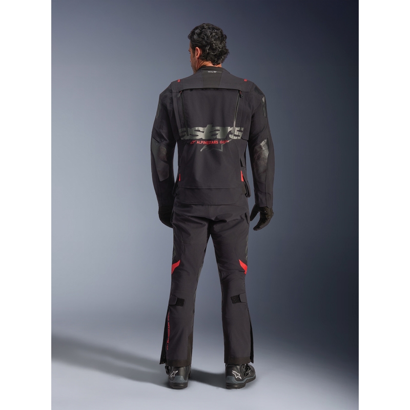 Moto jakna Alpinestars Halo PRO Drystar XF črno-temno sivo-rdeča