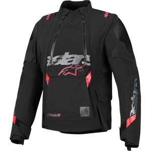 Moto jakna Alpinestars Halo PRO Drystar XF črno-temno sivo-rdeča