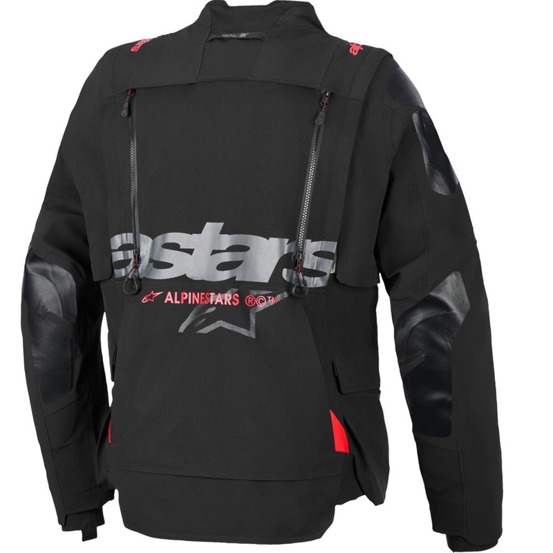 Moto jakna Alpinestars Halo PRO Drystar XF črno-temno sivo-rdeča