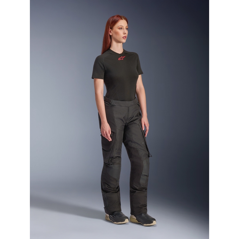 Ženske motoristične hlače Alpinestars Stella Andes V4 Drystar, črne