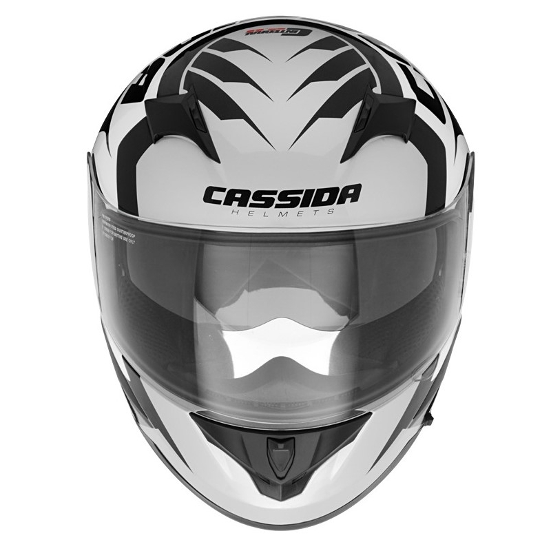 Integralna čelada Cassida Integral 2.0 Perimetrična črno-bela-siva