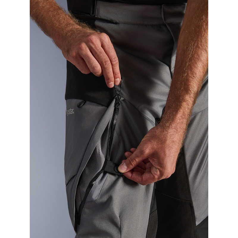 Moto hlače Alpinestars Andes V4 Drystar črno-temno sive