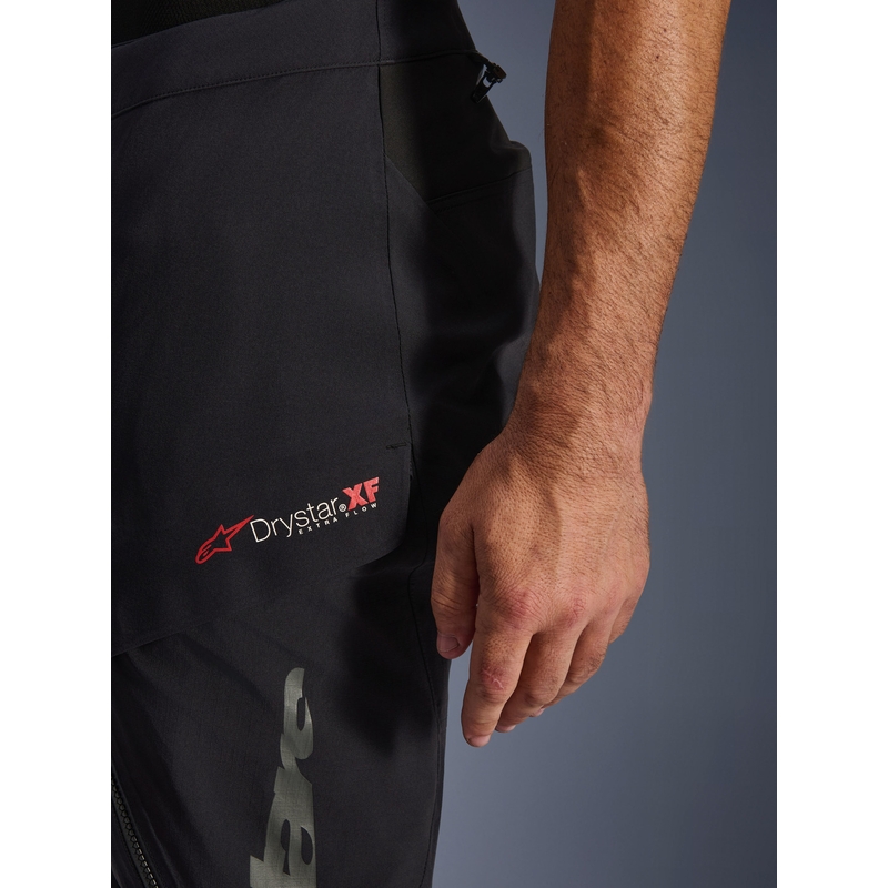 Moto hlače Alpinestars Halo PRO Drystar XF črno-temno sivo-rdeče