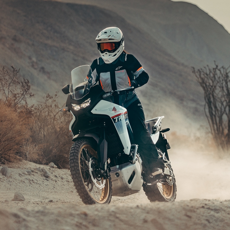 Ženska motoristična jakna Alpinestars Stella Andes V4 Drystar temno siva-svetlo siva-črna-rdeča