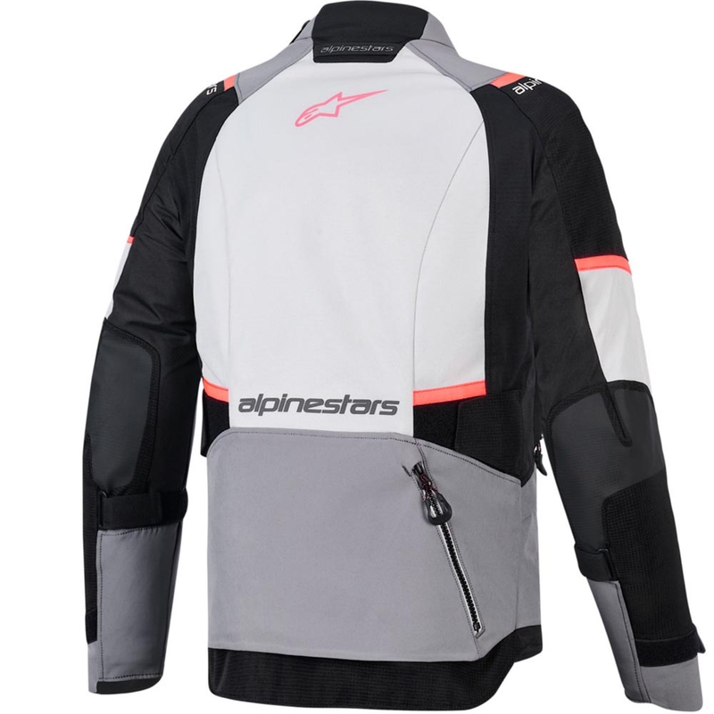 Ženska motoristična jakna Alpinestars Stella Andes V4 Drystar temno siva-svetlo siva-črna-rdeča