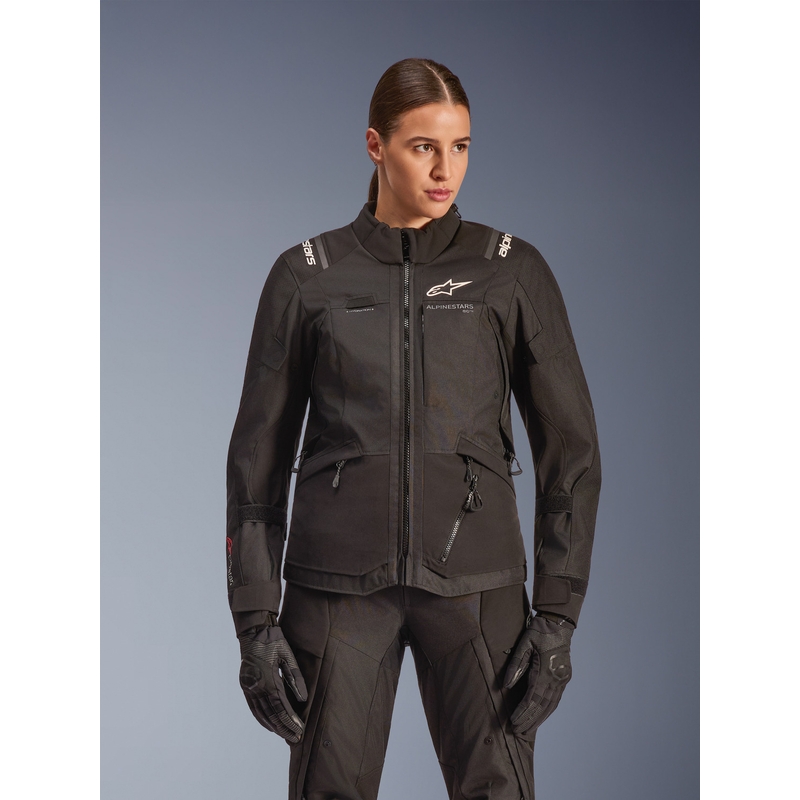Ženska motoristična jakna Alpinestars Stella Andes V4 Drystar, črna