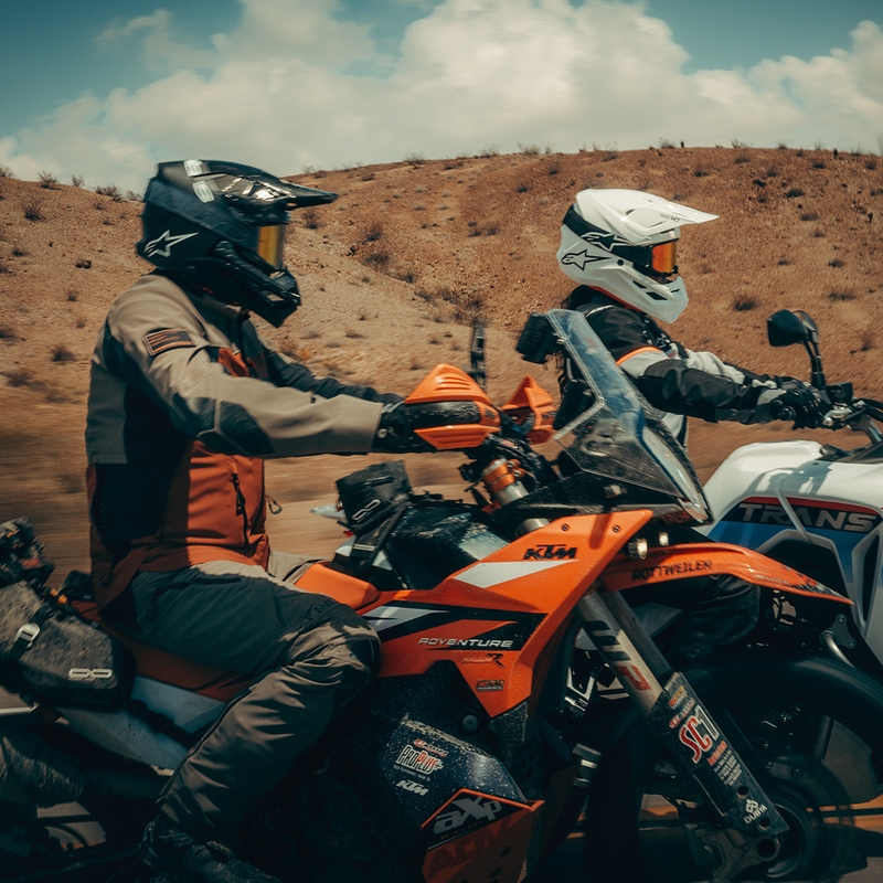Moto jakna Alpinestars Andes V4 Drystar svetlo rjava-temno oranžna-črna