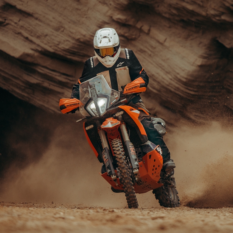Moto jakna Alpinestars Andes V4 Drystar krem-svetlo rjava-črna-fluo oranžna