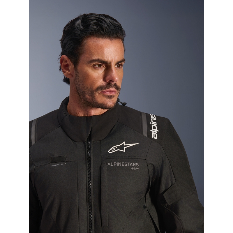 Moto jakna Alpinestars Andes V4 Drystar črna