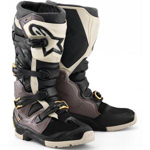 Moto škornji Alpinestars TECH 7 Enduro Drystar črno-temno sivo-zlati