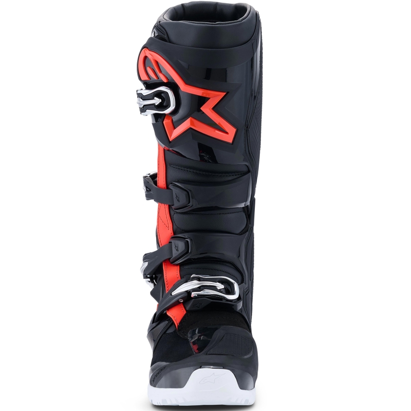 Moto škornji Alpinestars TECH 7 Enduro Drystar črno-fluo rdeče-beli
