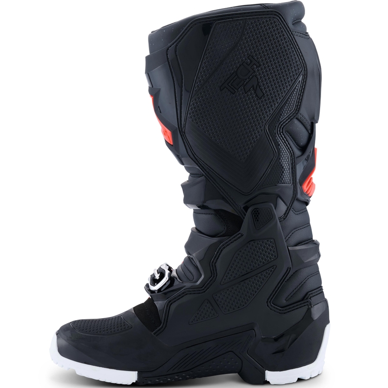 Moto škornji Alpinestars TECH 7 Enduro Drystar črno-fluo rdeče-beli