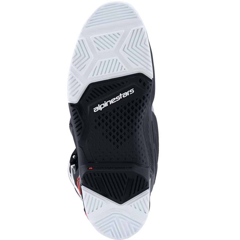 Moto škornji Alpinestars TECH 7 Enduro Drystar črno-fluo rdeče-beli