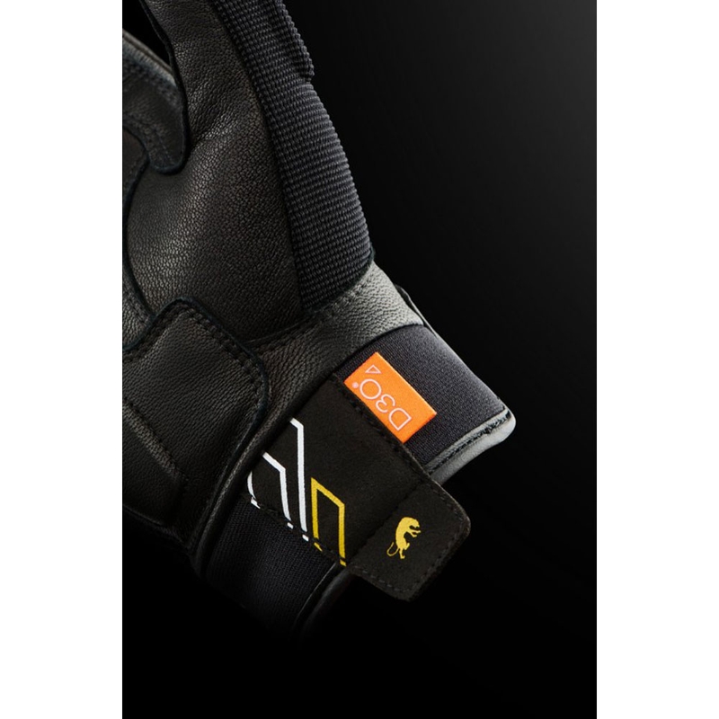 Ženske motoristične rokavice Furygan Jet Neon D3O® Evo črno-zlate