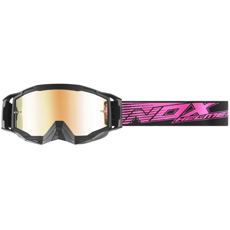 Motokros očala NOX Spectre črno-roza