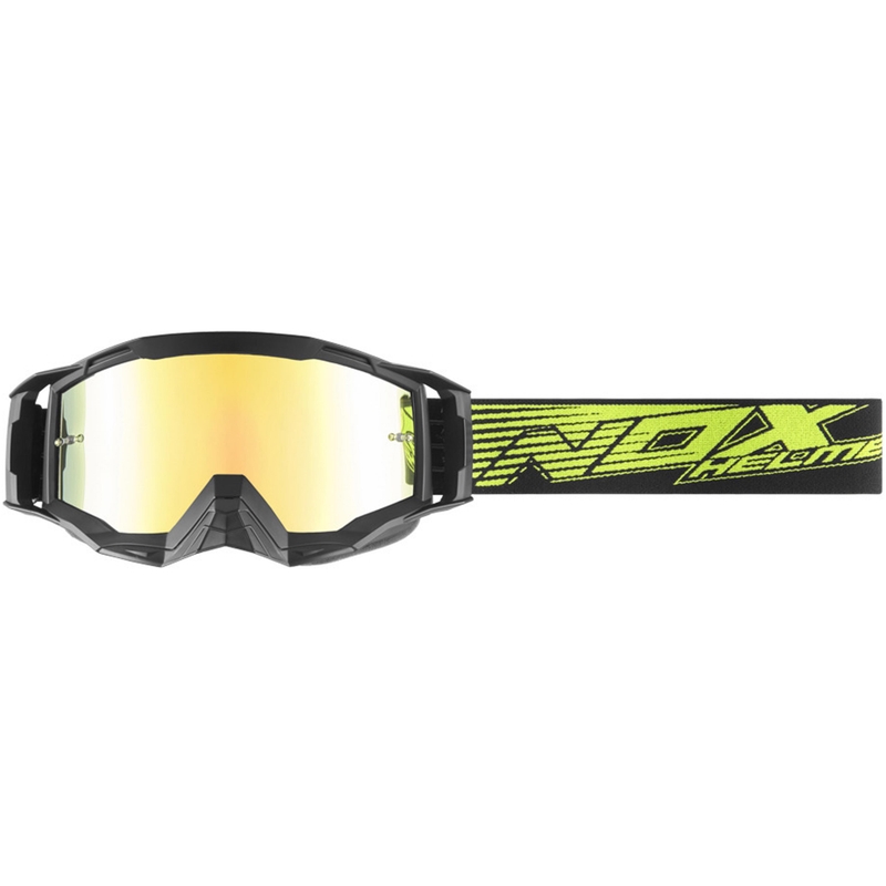 Motokros očala NOX Spectre črno-rumena